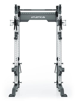 R8 Bradley Power Rack - Cage with two Cable Pulleys, weight plate holders