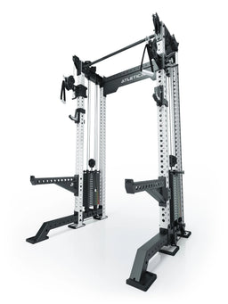 R8 Bradley Power Rack - cage with cable pulley, pull-up bar, weight stack 