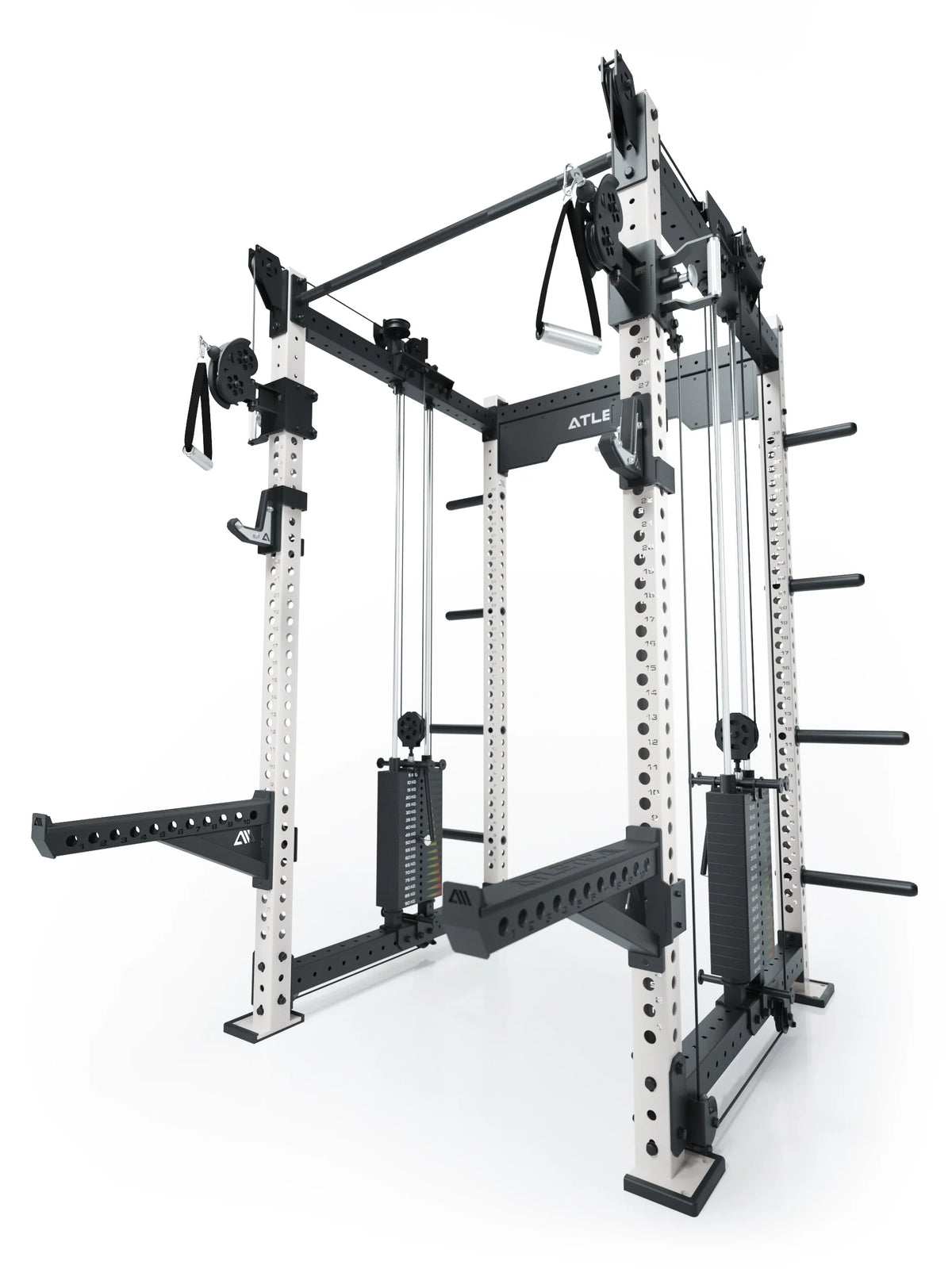 R8 Bradley Power Rack - cage with Cable Pulley, Pull-Up Bar, Weight Plate holder