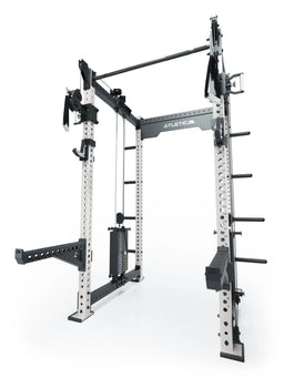 R8 Bradley Power Rack - cage with pull-up bar, cable pulley, weight plate holders