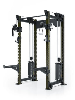 R8 Bradley Power Rack with cable pulley, pull-up bar and weight stack