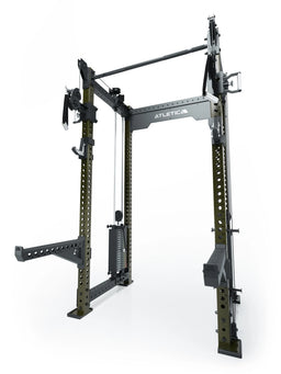 R8 Bradley Power Rack - Power Cage with weight stack, Pull-Up Bar, cable pulley