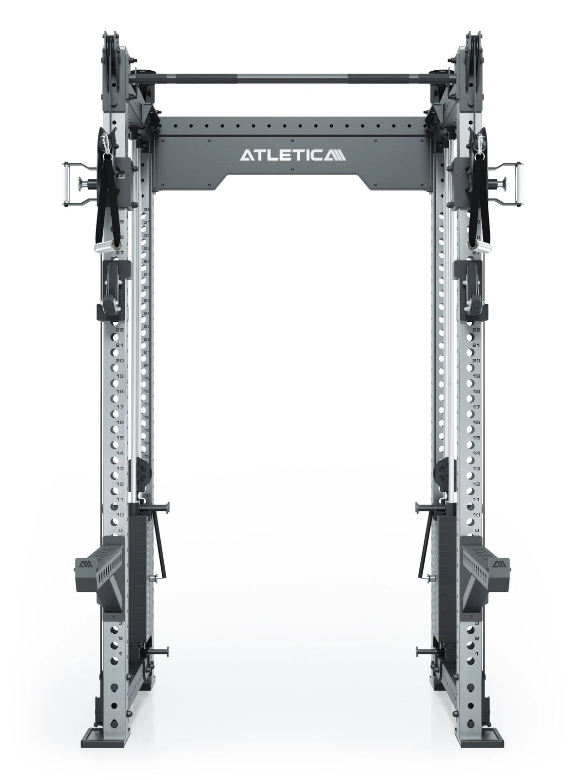 R8 Bradley Medium - Power Rack with Two Weight Stacks, Pull-Up Bar, Cable Pulley