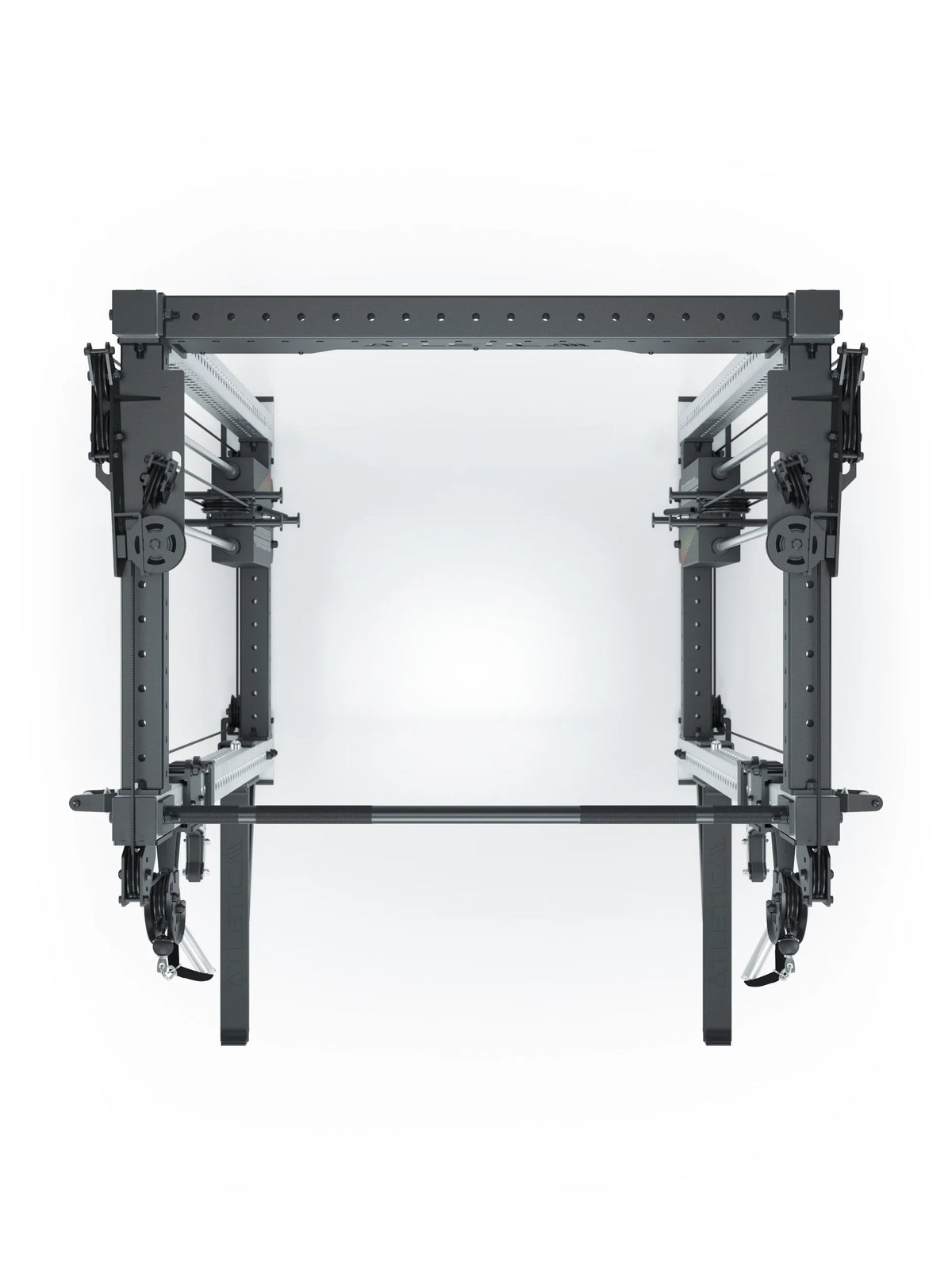 R8 Bradley Medium - Power Rack with two weight stacks, steel frame, cable pulleys