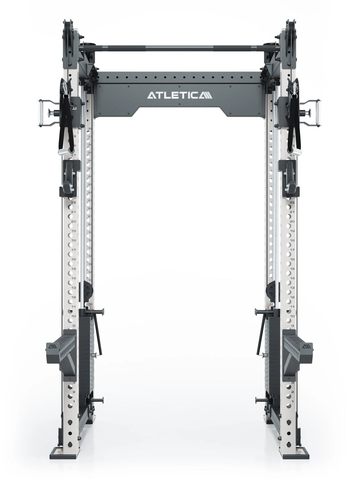 R8 Bradley Power Rack - cage with pull-up bar, weight stack, cable pulley