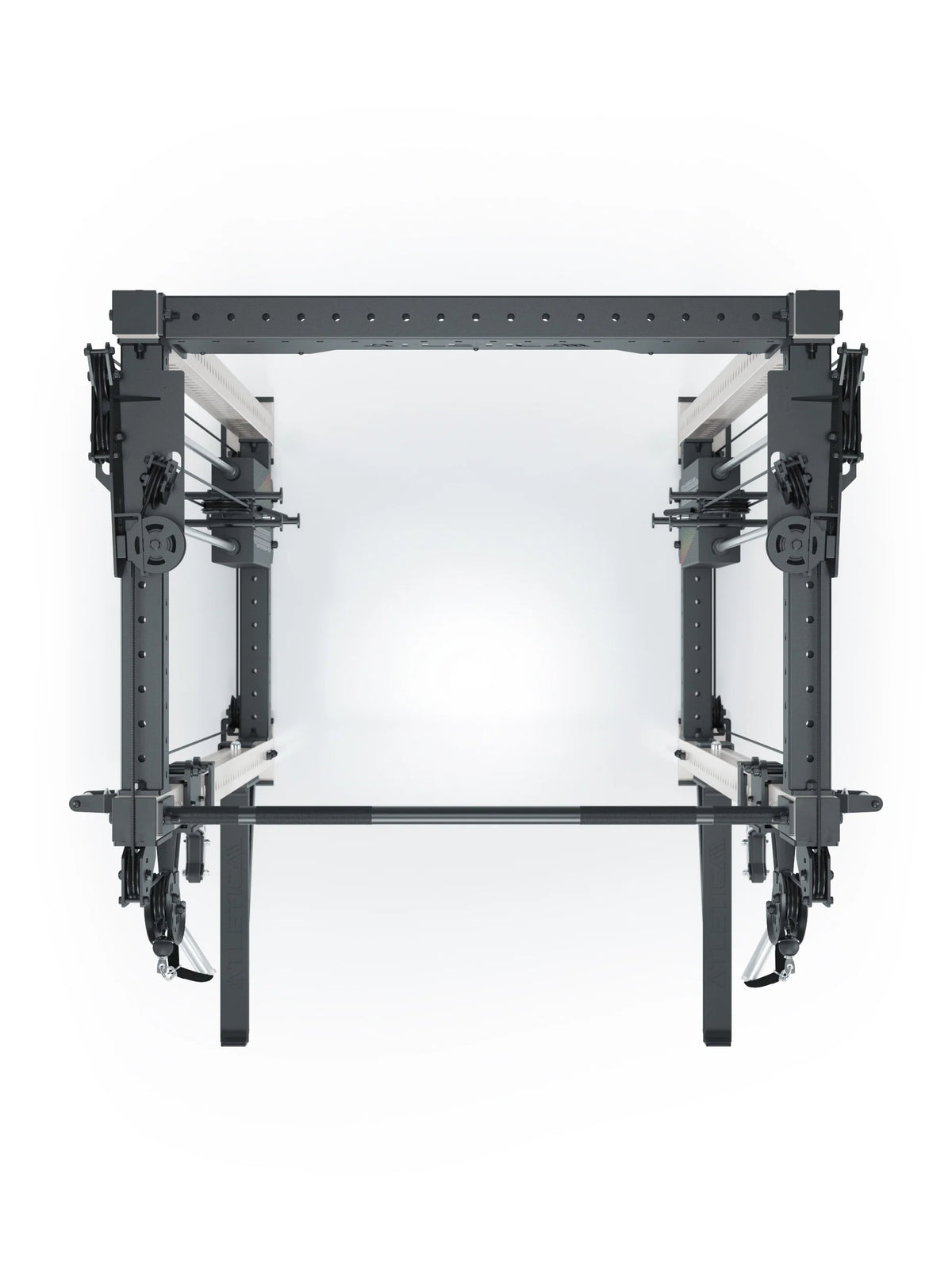 R8 Bradley Power Rack - Power Cage with Adjustable Safety Braces, Pull-Up Bar, Cable Pulley