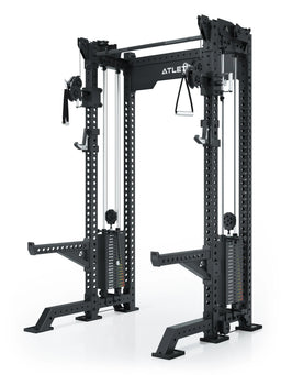 R8 Bradley Power Rack - Cage with cable pulley, weight stack, pull-up bar
