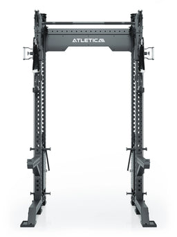 R8 Bradley Power Rack - free-standing Full Rack with adjustable safety struts for barbell training