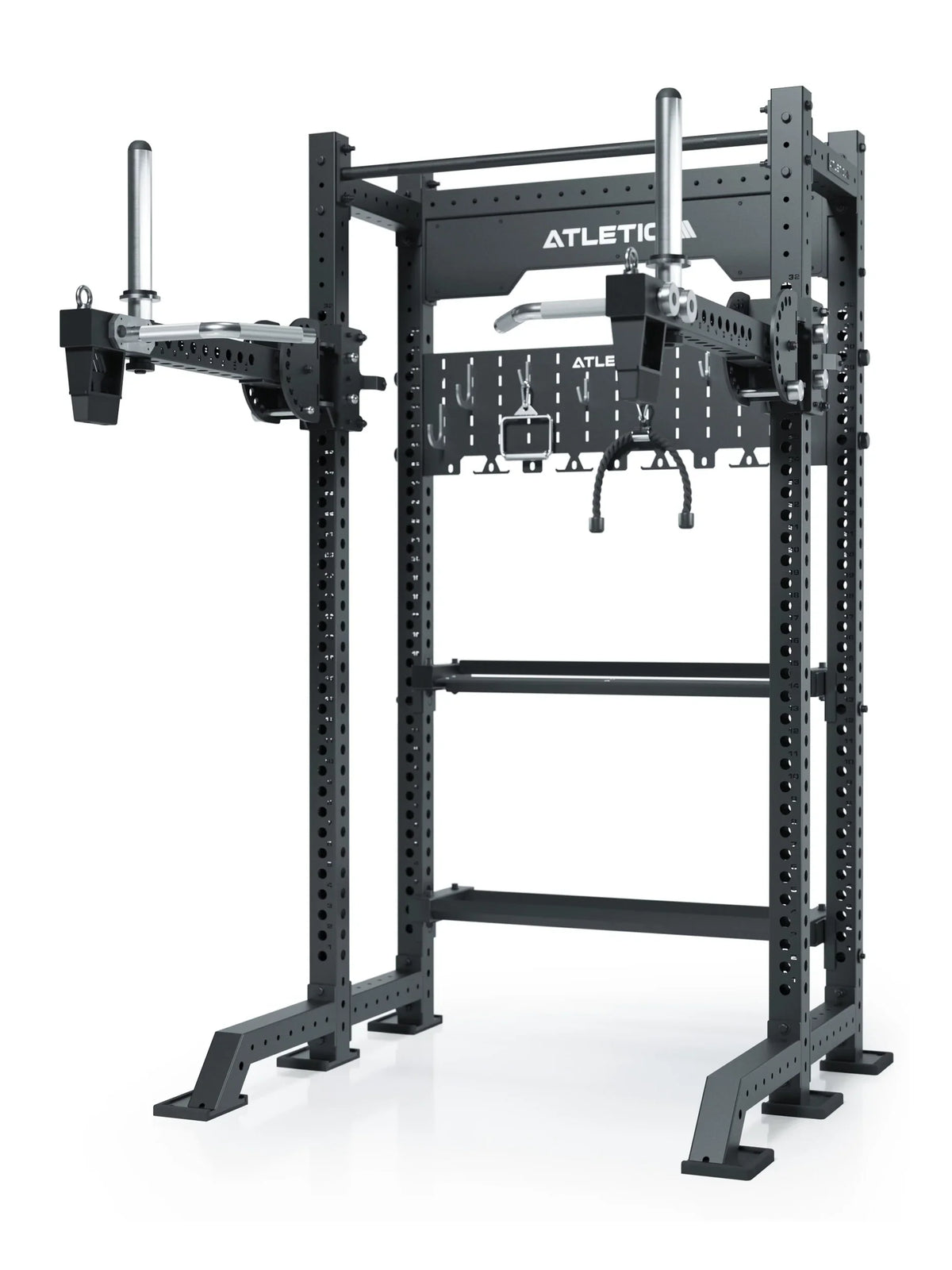 R8 Stereo Max Power Rack - with Jammer Arms, Pull-Up Bar, for squat, bench press and deadlifts 