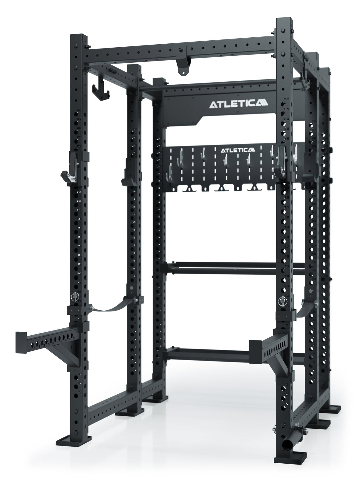 R8 Utile Power Rack with barbell holders, Pull-Up Bar, for squat, bench press and deadlifts