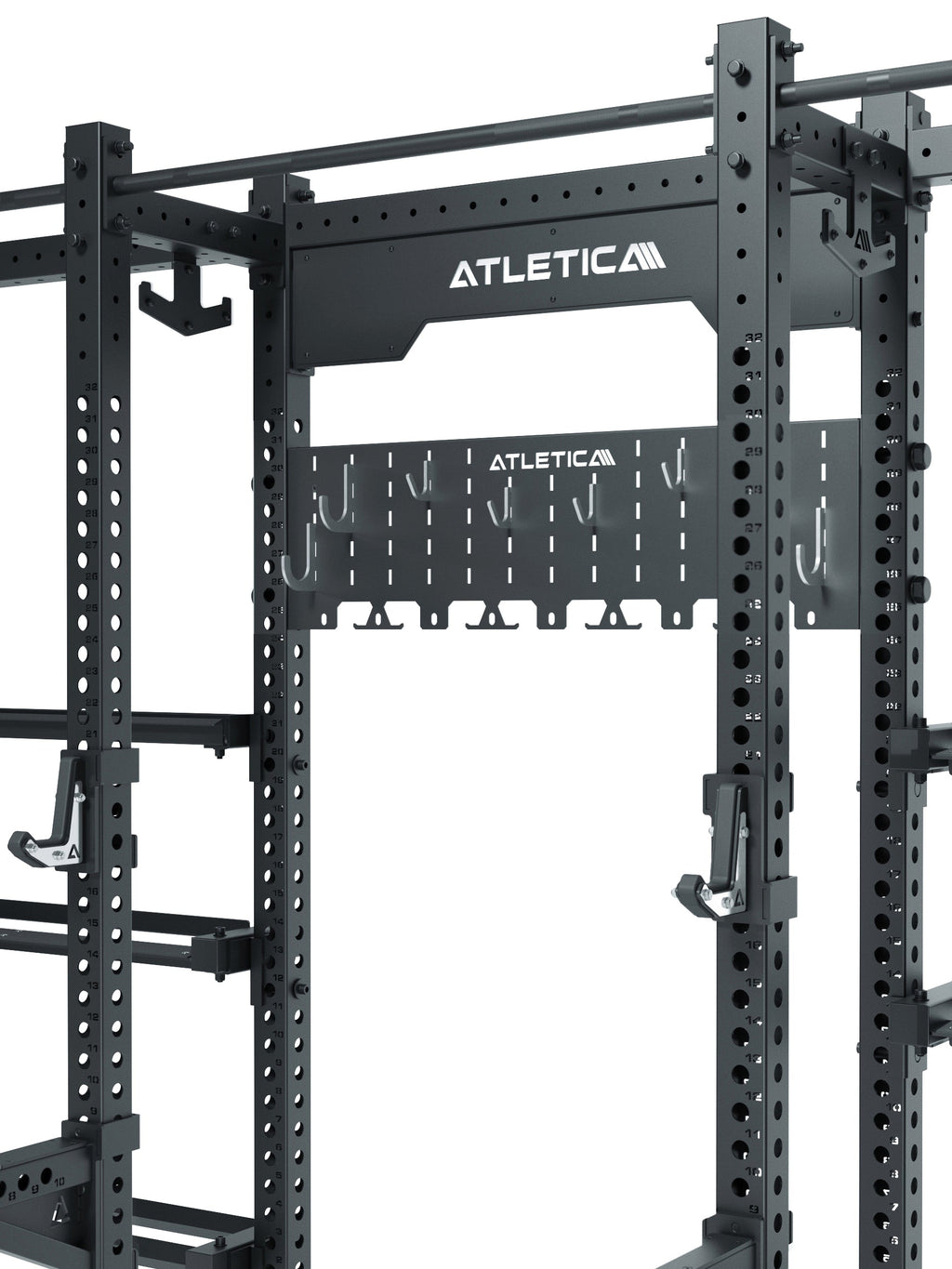 R8 Vulture Power Rack - with pull-up bar, J-Hooks, holes, for squat, bench press and deadlift