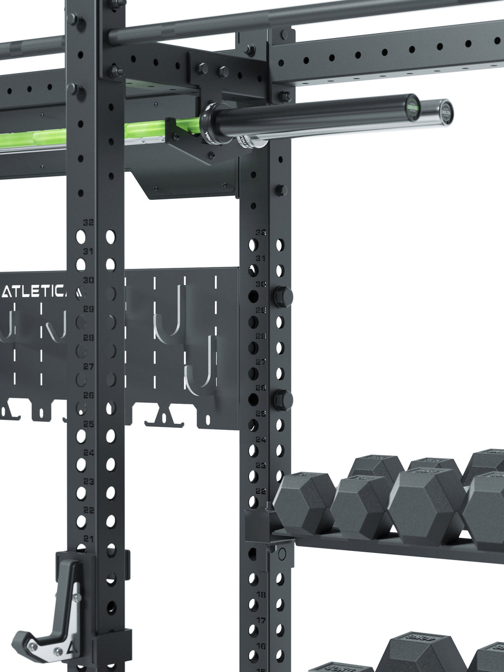 R8 Vulture Power Rack - with Pull-Up Bar, Weight Plate Storage, Dumbbell Storage, Barbell Storage