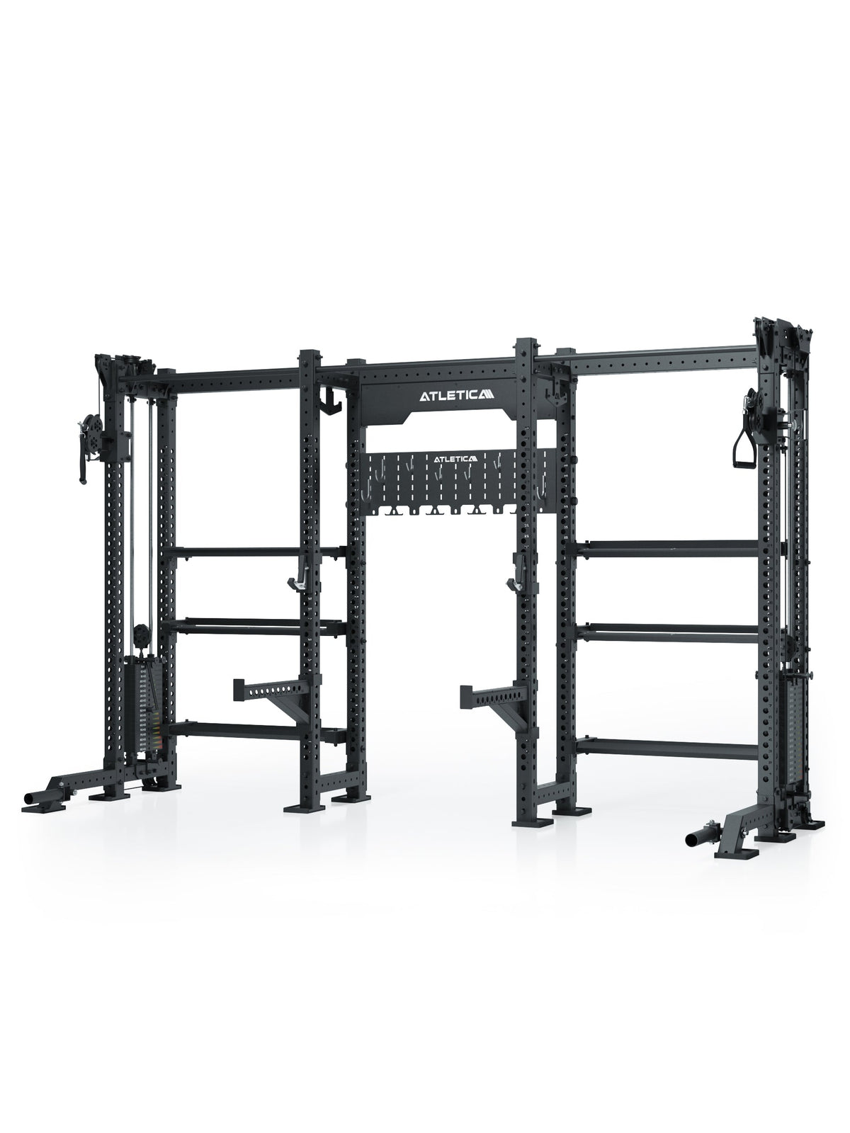 R8 Vulture Power Rack - with Pull-Up Bar, J-Hooks, safety supports, storage racks