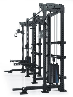 R8 Vulture Power Rack - with cable pulley, weight plate rest, J-Hooks, for squat, bench press and deadlift