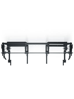 R8 Vulture Power Rack - top view of the cage with Cable Pulley, Pull-Up Bar, Weight Plate holder