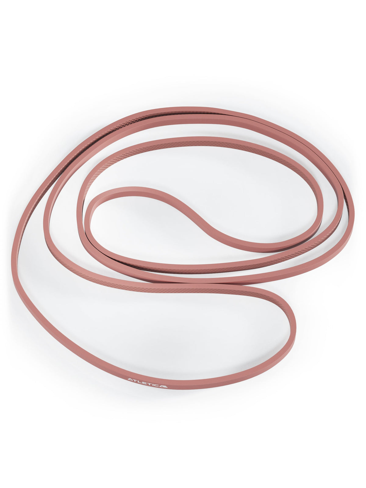 Atletica resistance band level 2, pink, coiled loop