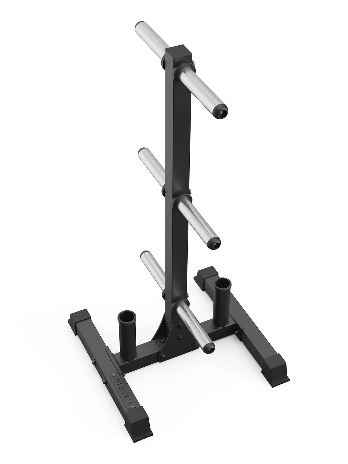 Rhino Grip Set 2H - Rhino Weight Plate Storage with silver Holders