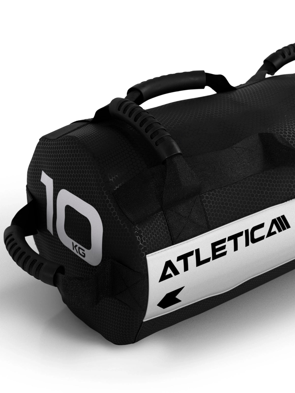 Sandbag 10 kg with multiple handles and hexagonal pattern