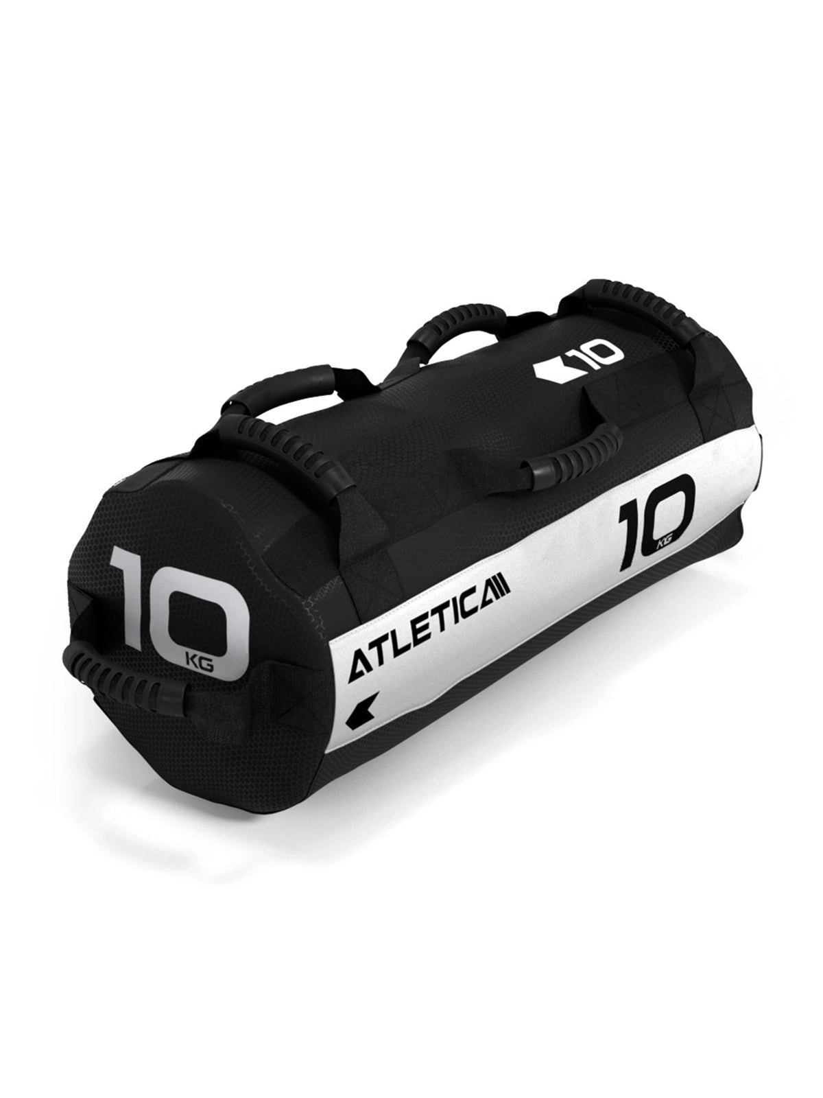 HRX RACE SET - Black and White Power Bag, 10 kg, Multiple Handles 