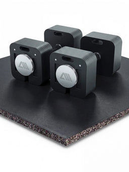 Quantum Fullbody Set: 2x80 lb Quad adjustable Dumbbells