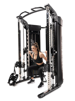 Home Gym Quantum Pro Smith Machine exercises with the bar