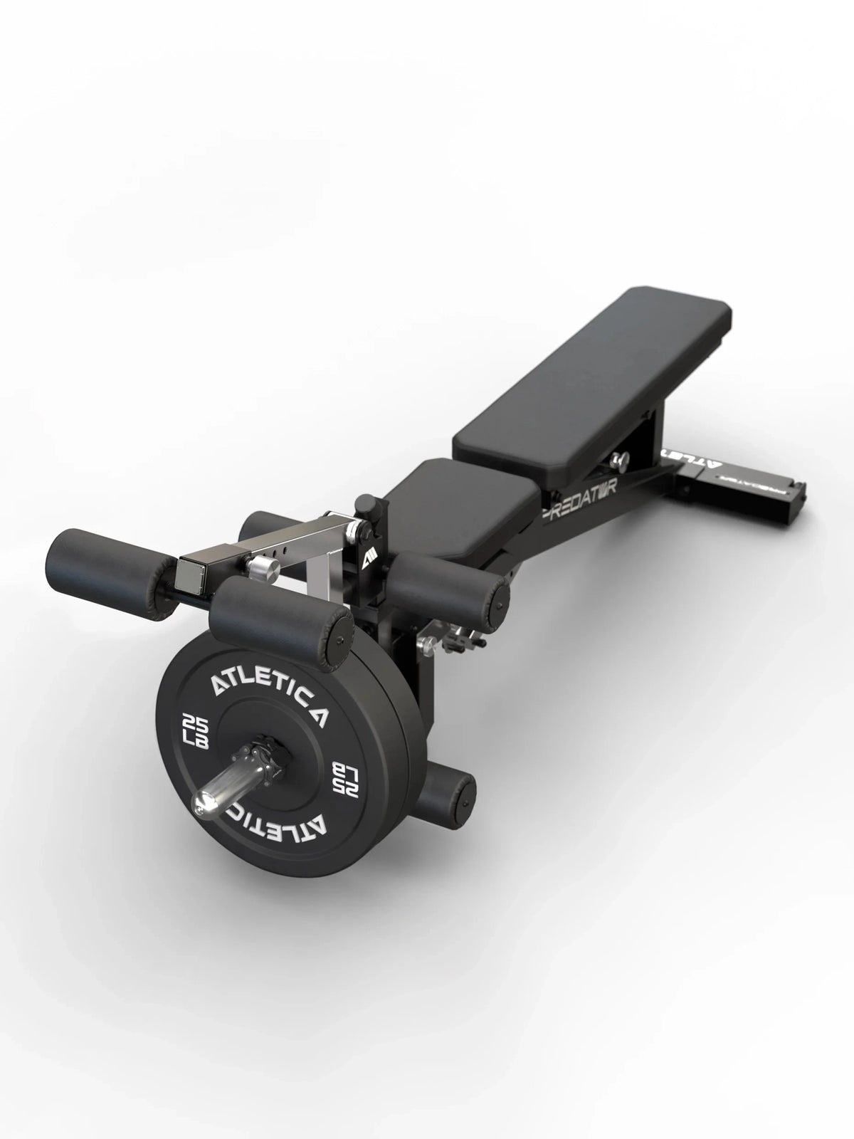 Atletica Predator modular Weight Bench - EVO Leg Option for leg curl and leg extension training