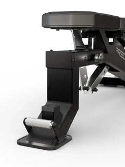 Atletica Predator modular Weight Bench - sturdy seat adjustment plate with stainless steel cover and 3 seat angles