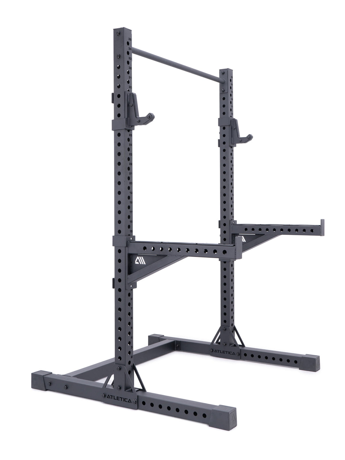 R7 Squat Rack in 74" design – for compact strength training on a small footprint