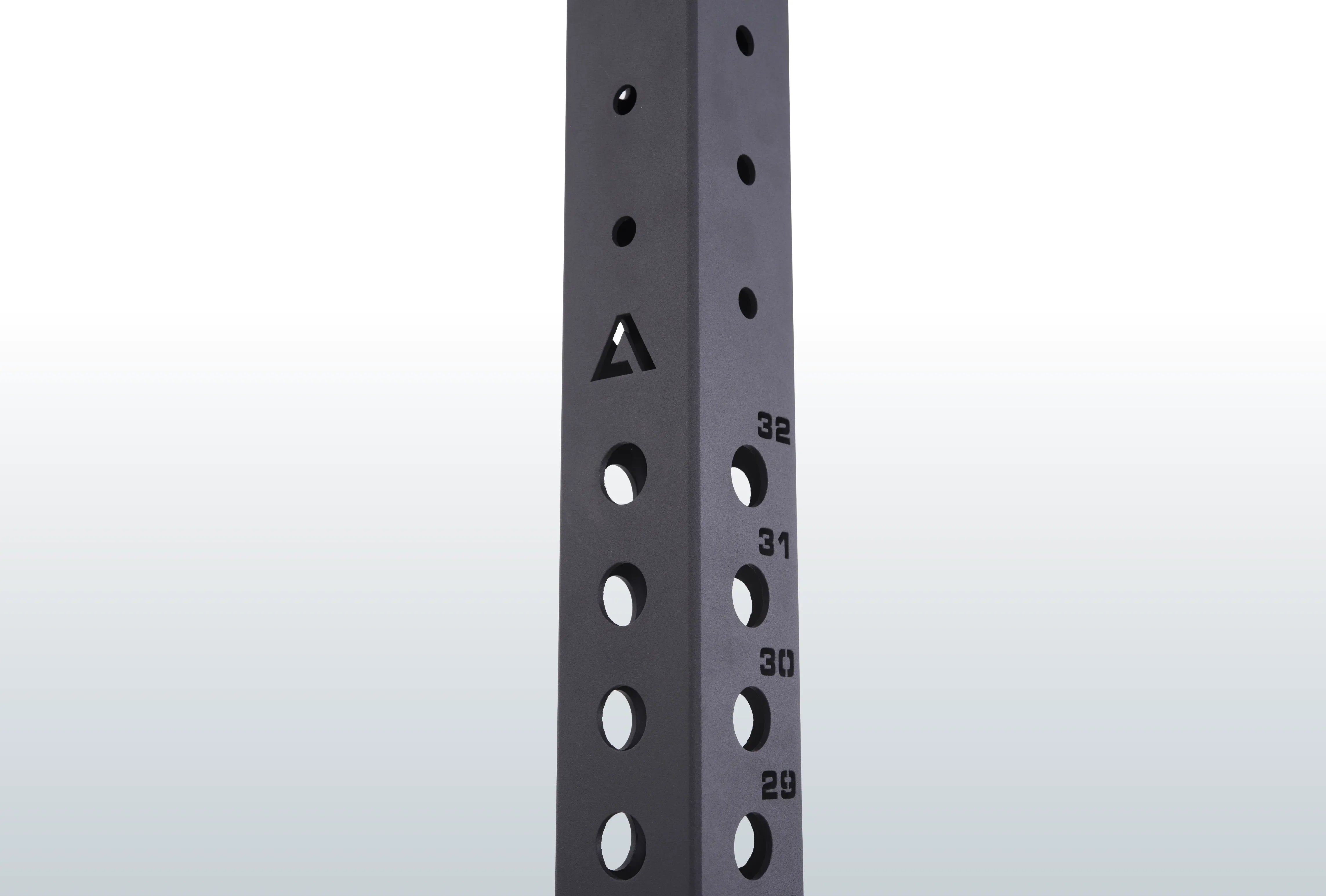 R8 Power Rack 75 x 75 x 3mm Stahlprofil - schwarzes Upright