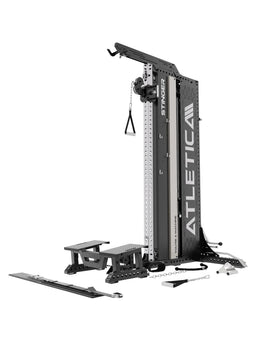 Stinger Functional Cable Tower with two platforms, handle, chains and cable system
