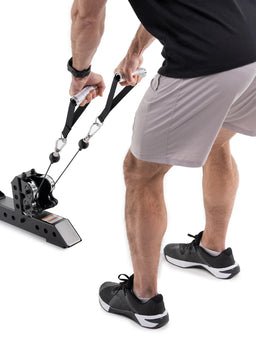 Stinger Functional Cable Tower with two platforms, handle, chains and cable system