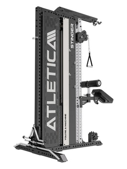 Stinger Functional Cable Tower with adjustable cable attachment and padded roller
