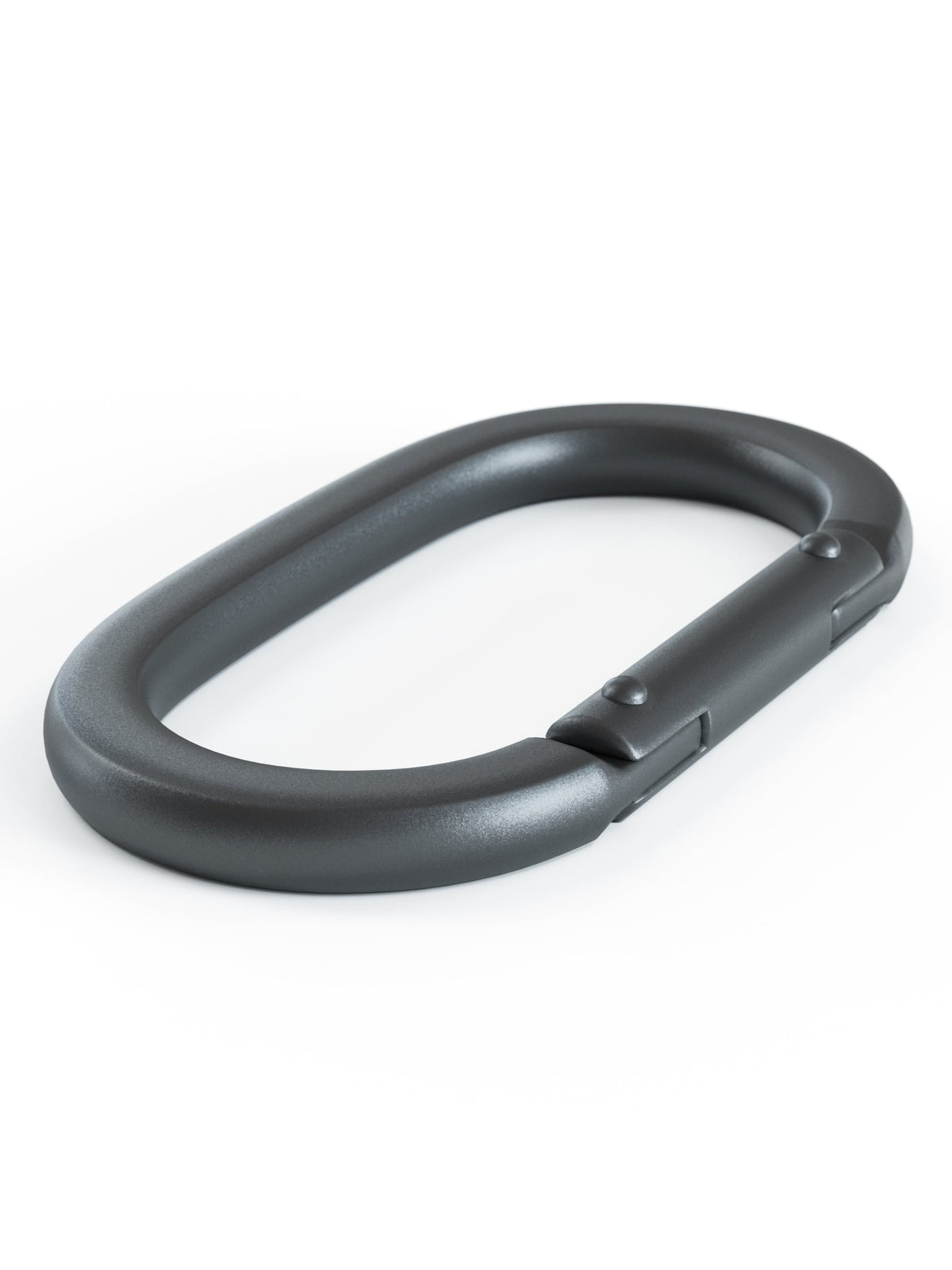 Carabiner hook with safety catch and thread