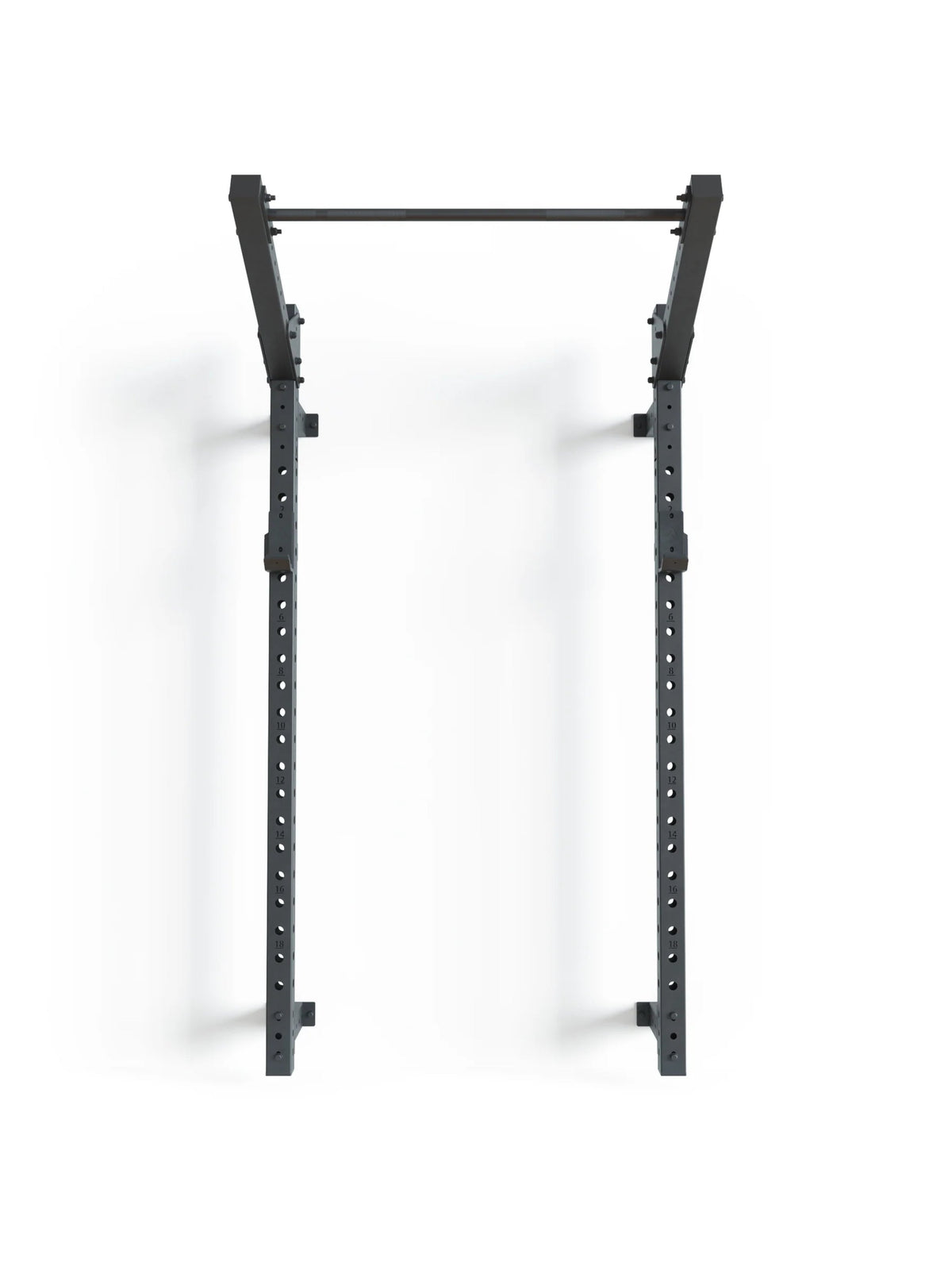 R8 Wall Rack: Only 11" depth – for squats, bench press and pull-ups