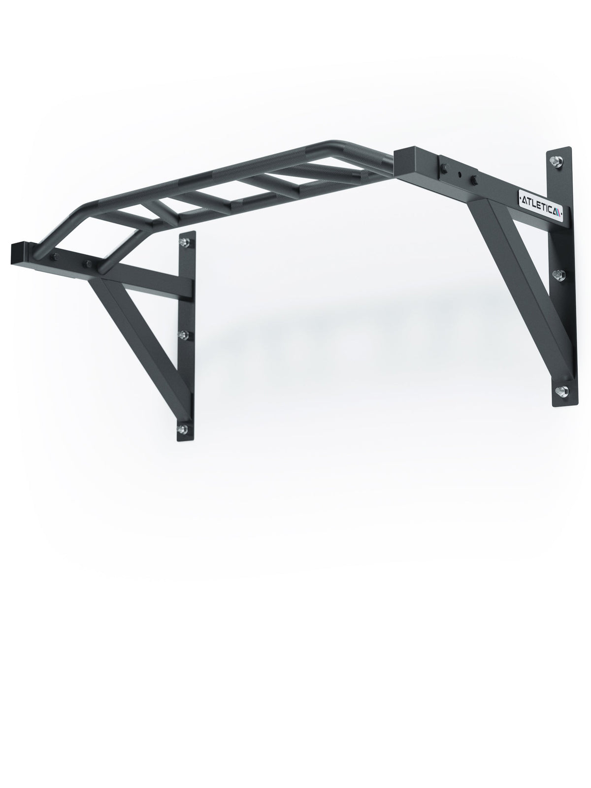 Atletica Multi-Grip Pull-Up Bar with sturdy wall mount