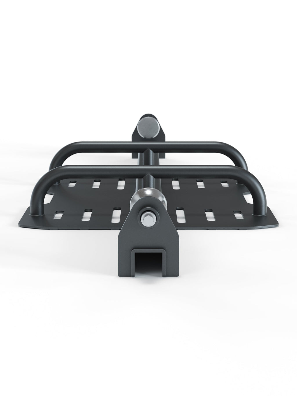 Leg Press attachment made of metal with handles and slots – for guided shoulder press and bench press