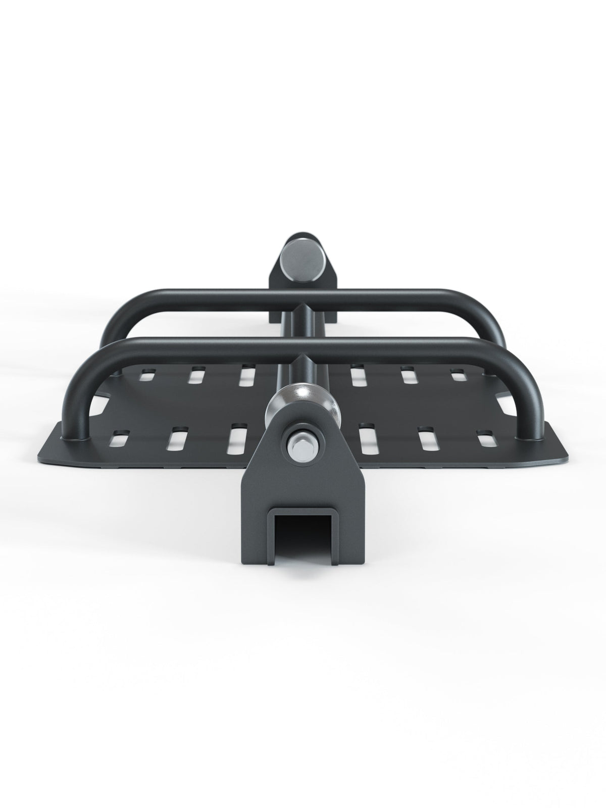 Leg Press attachment made of metal with handles and slots – for guided shoulder press and bench press