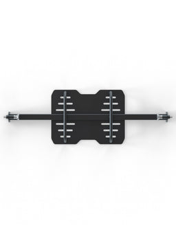 Leg Press - Black Attachment with Two Metal Bars, Horizontal Slots