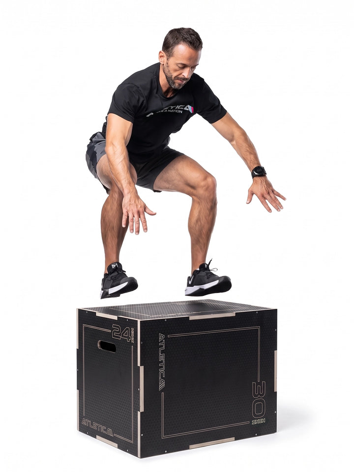 Plyobox – jump training with the Anti-Slip jump box by Atletica