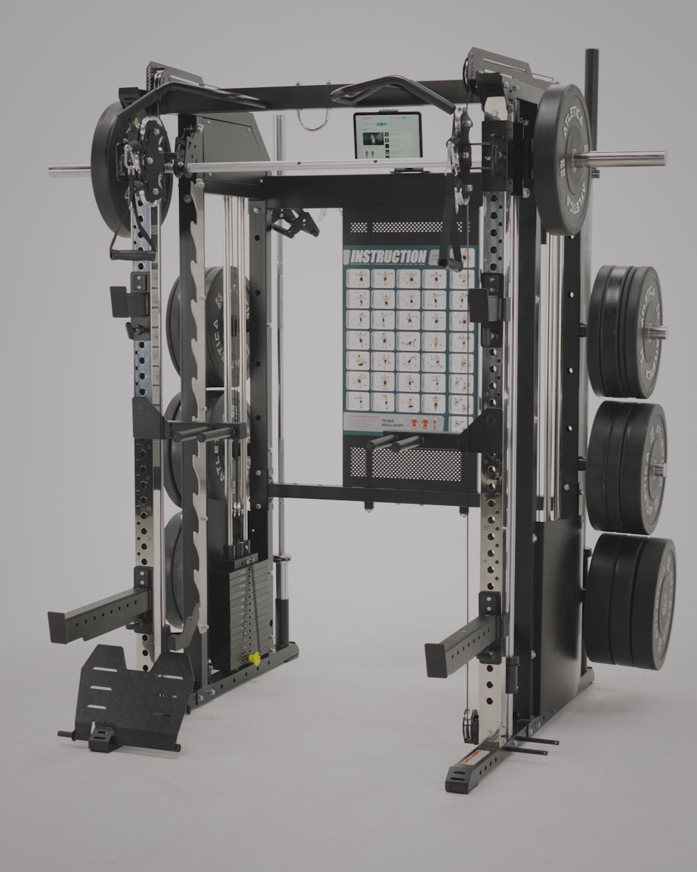 Fallout Home Gym PRO product video with Smith Machine, Functional Trainer and cable pulley