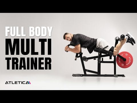 Fullbody Multi-Trainer training video preview for leg extension and leg curl