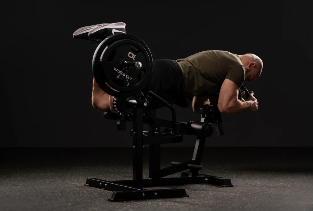 Hamstring Curl am Beinbeuger mit den 4H Gripper Plates
