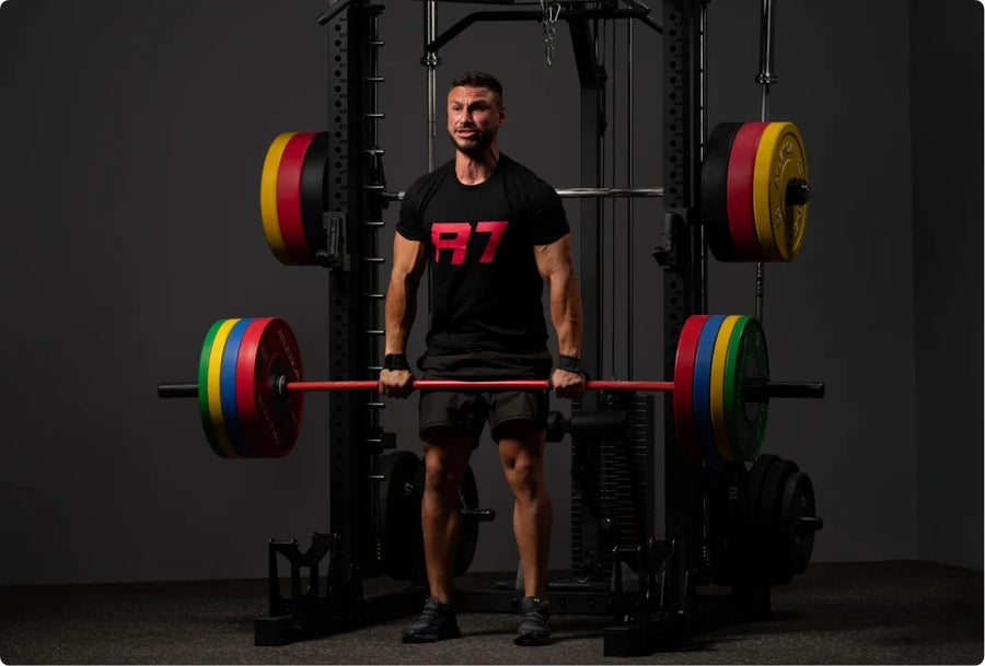 Larger loading area for weight plates