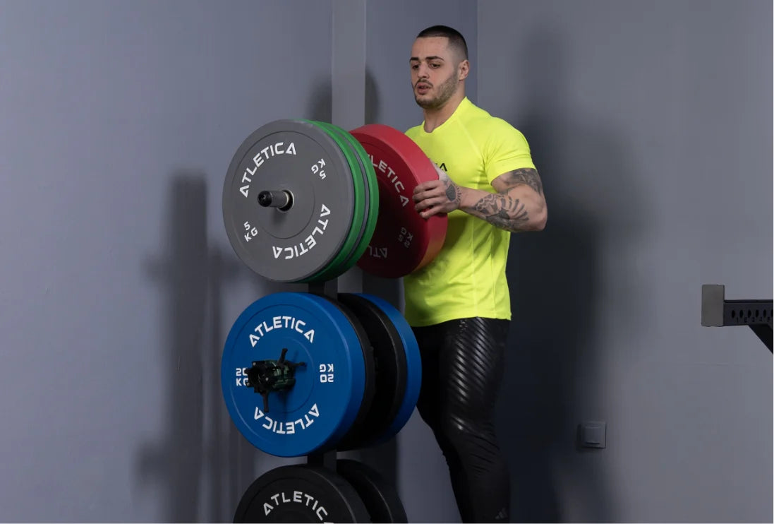 Color Bumper Plates: vertikale Hantelscheibenablage