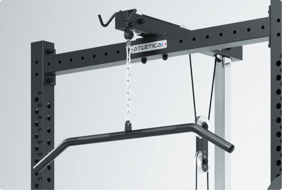 Integrated lat pulldown system