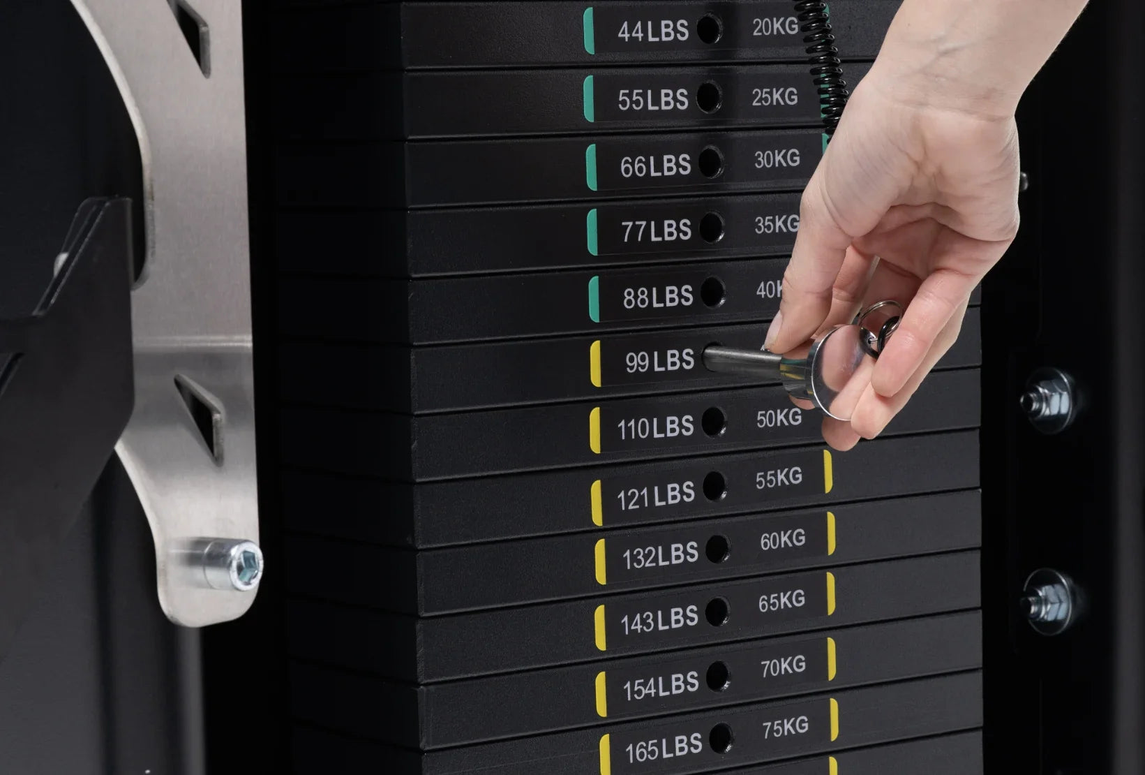 Quantum Kraftstation: Pin für die Steckgewichte