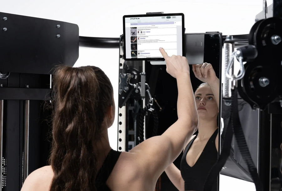 With mirror & smart device holder